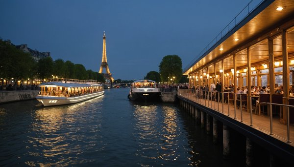 Découvrez le restaurant flottant avec croisière sur la seine à paris